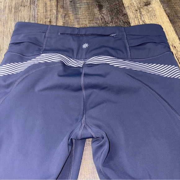 ATHLETA leggings Allyson Felix Legend 7/8 Tight Leggings size L Violet - Picture 10 of 16